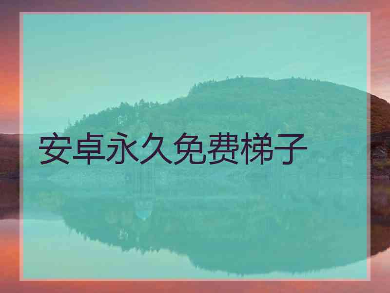 安卓永久免费梯子