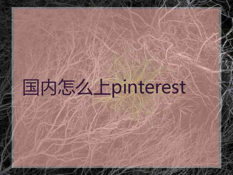 国内怎么上pinterest
