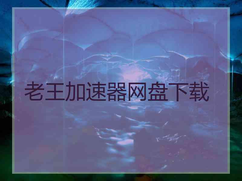 老王加速器网盘下载