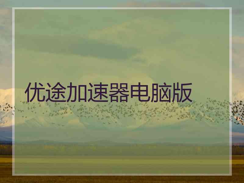 优途加速器电脑版
