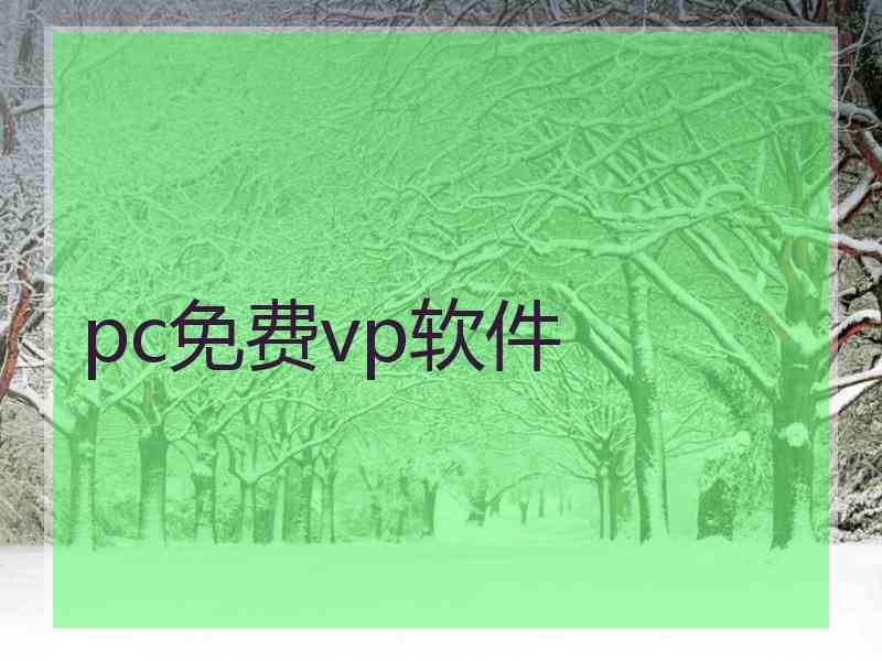 pc免费vp软件