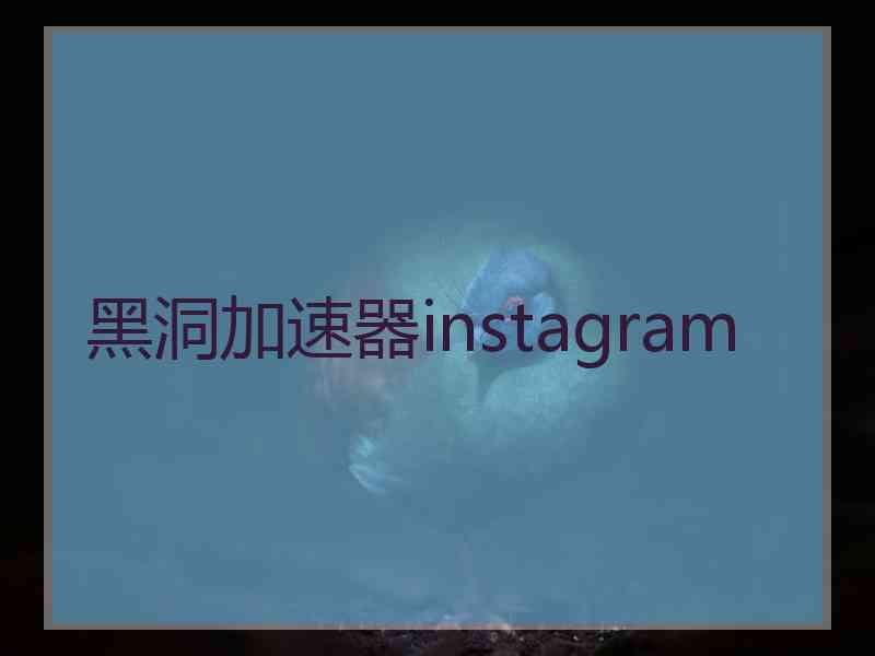 黑洞加速器instagram