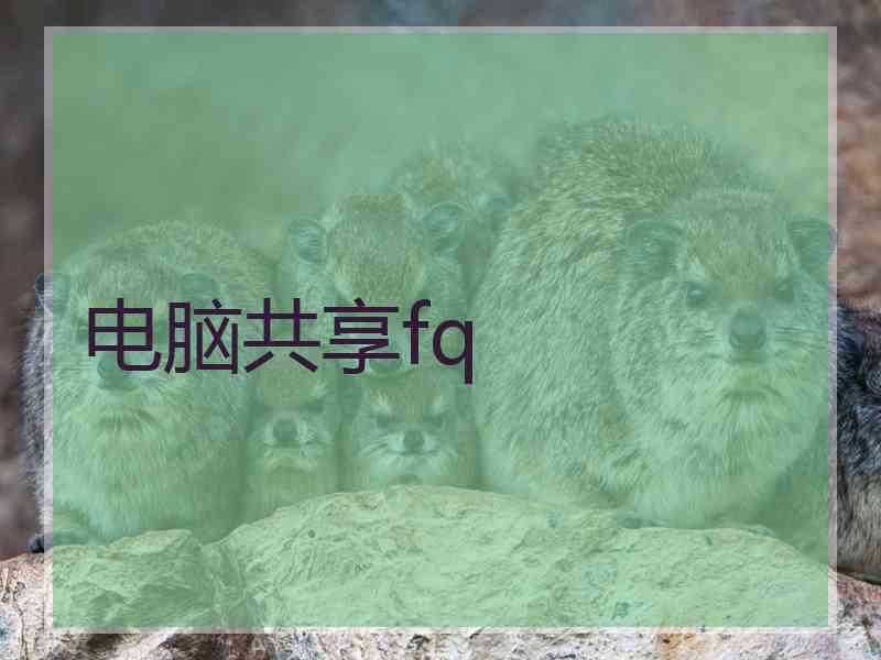 电脑共享fq
