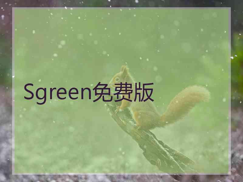 Sgreen免费版