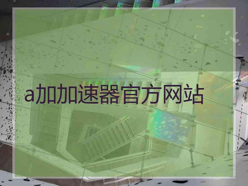 a加加速器官方网站