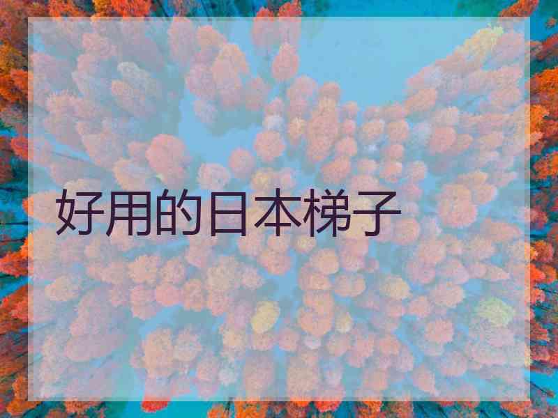 好用的日本梯子