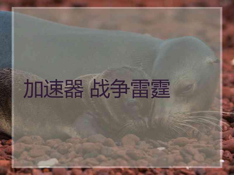 加速器 战争雷霆