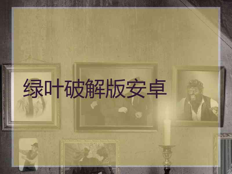 绿叶破解版安卓