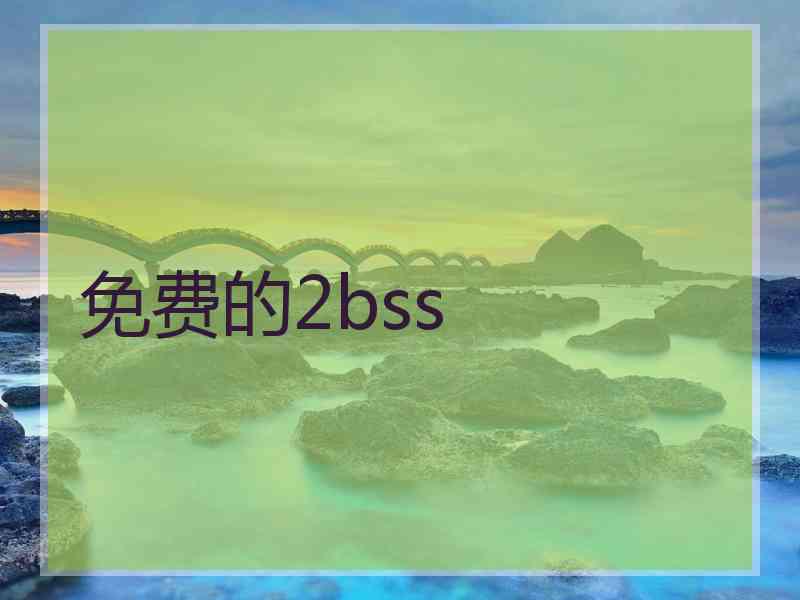 免费的2bss